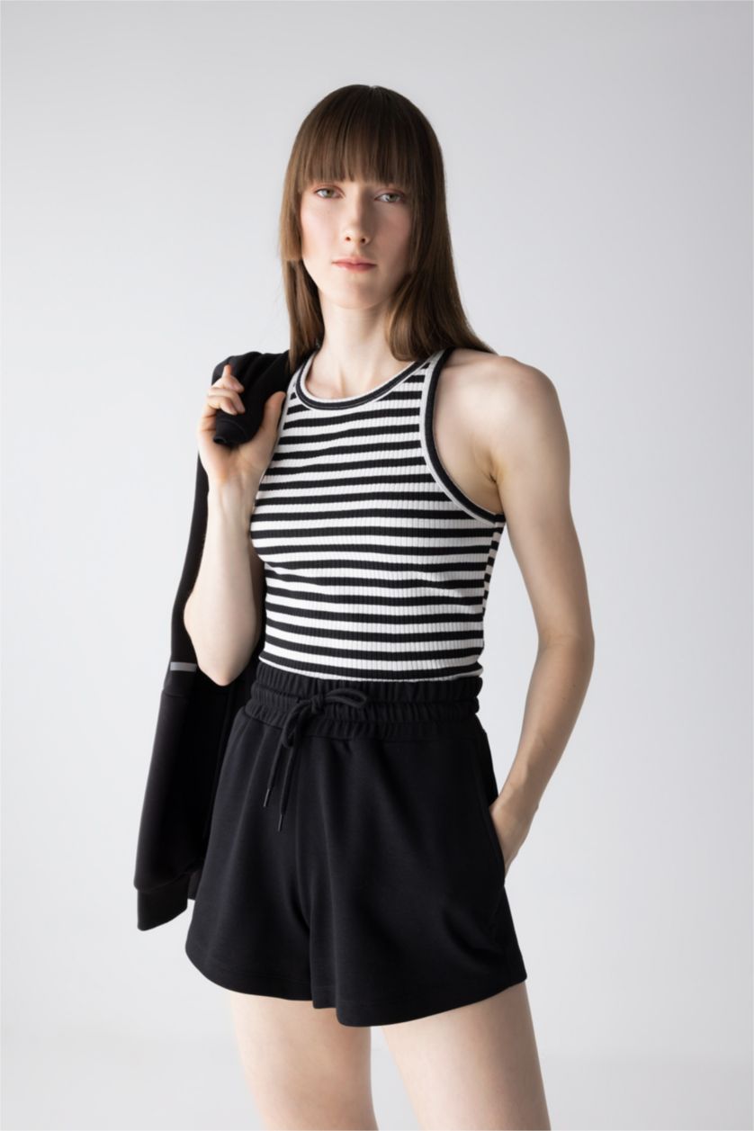 WOMAN Black Regular Fit
