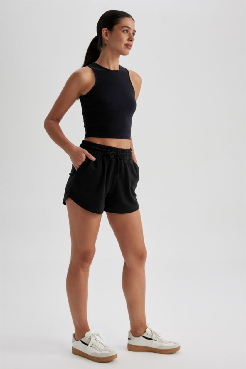 WOMAN Black Regular Fit