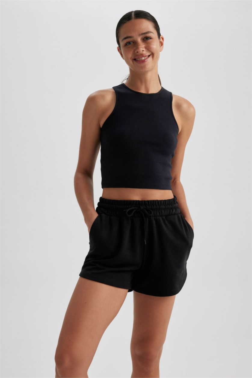 WOMAN Black Regular Fit