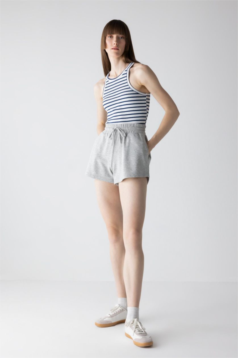 Woman Grey Melange Regular Fit