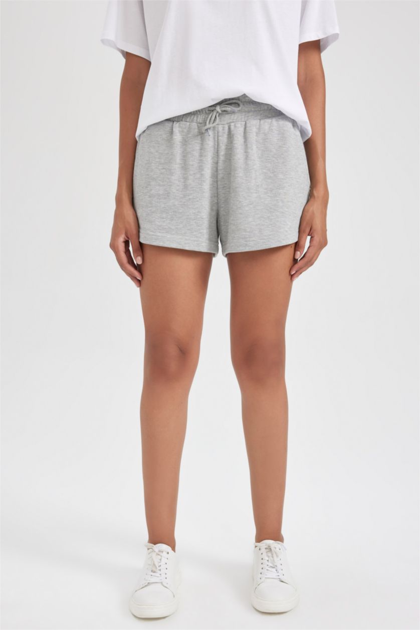 Woman Grey Melange Regular Fit