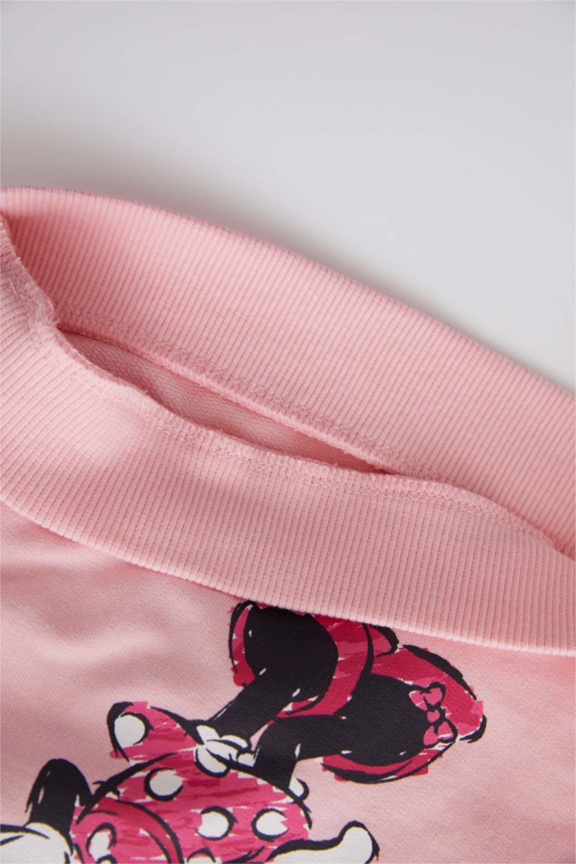 Малыши девочки Розовый Свитшот стандартного кроя из тонкой ткани для малышей девочек