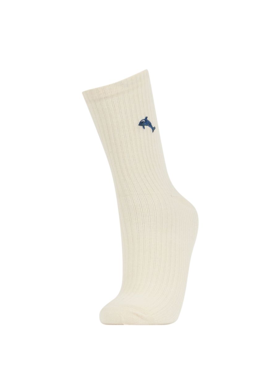 WOMAN Yellow Woman Long sock