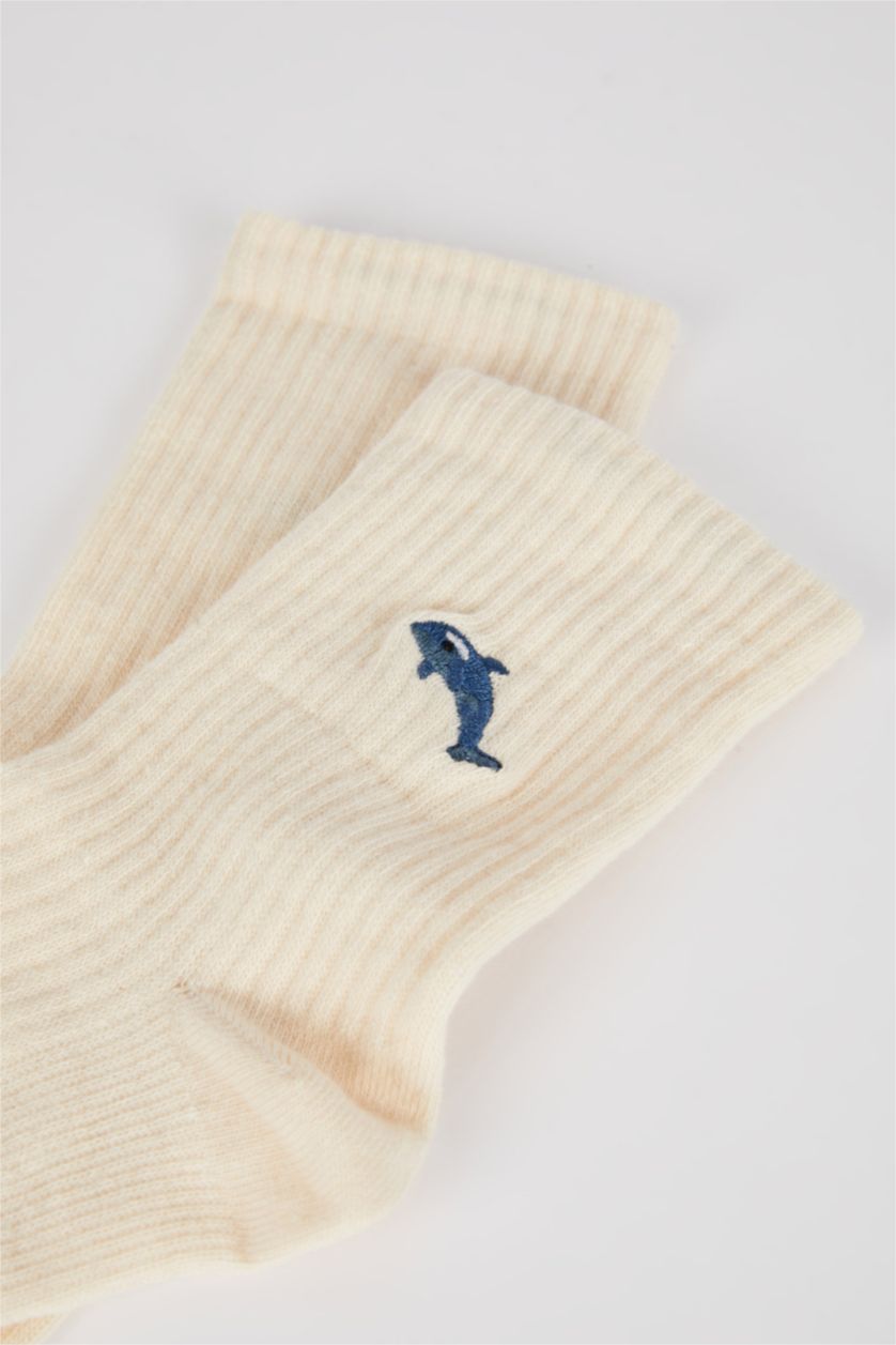 WOMAN Yellow Woman Long sock