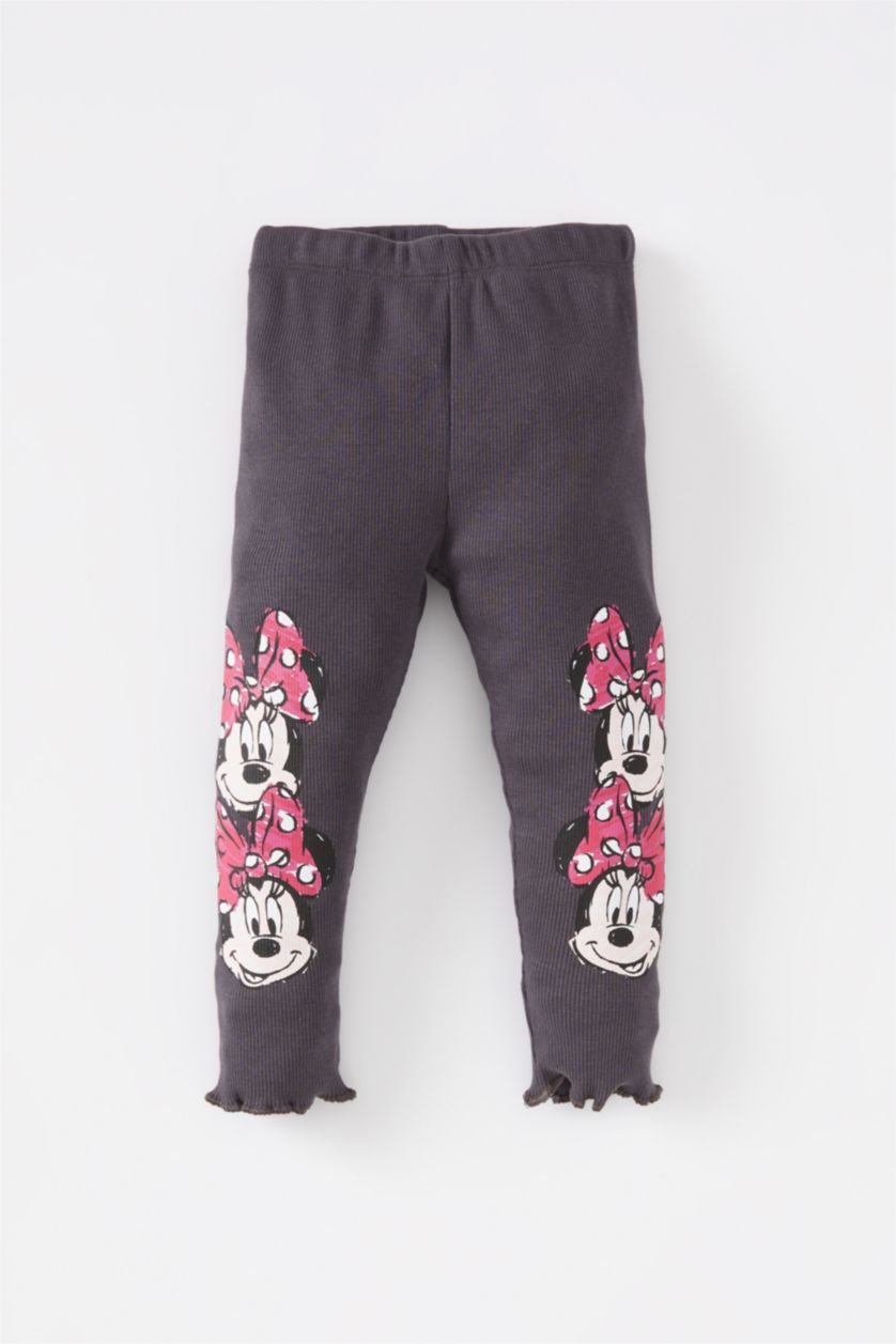 BABY GIRL Anthracite 2 piece Regular Fit Crew Neck Mickey & Minnie Licensed Set