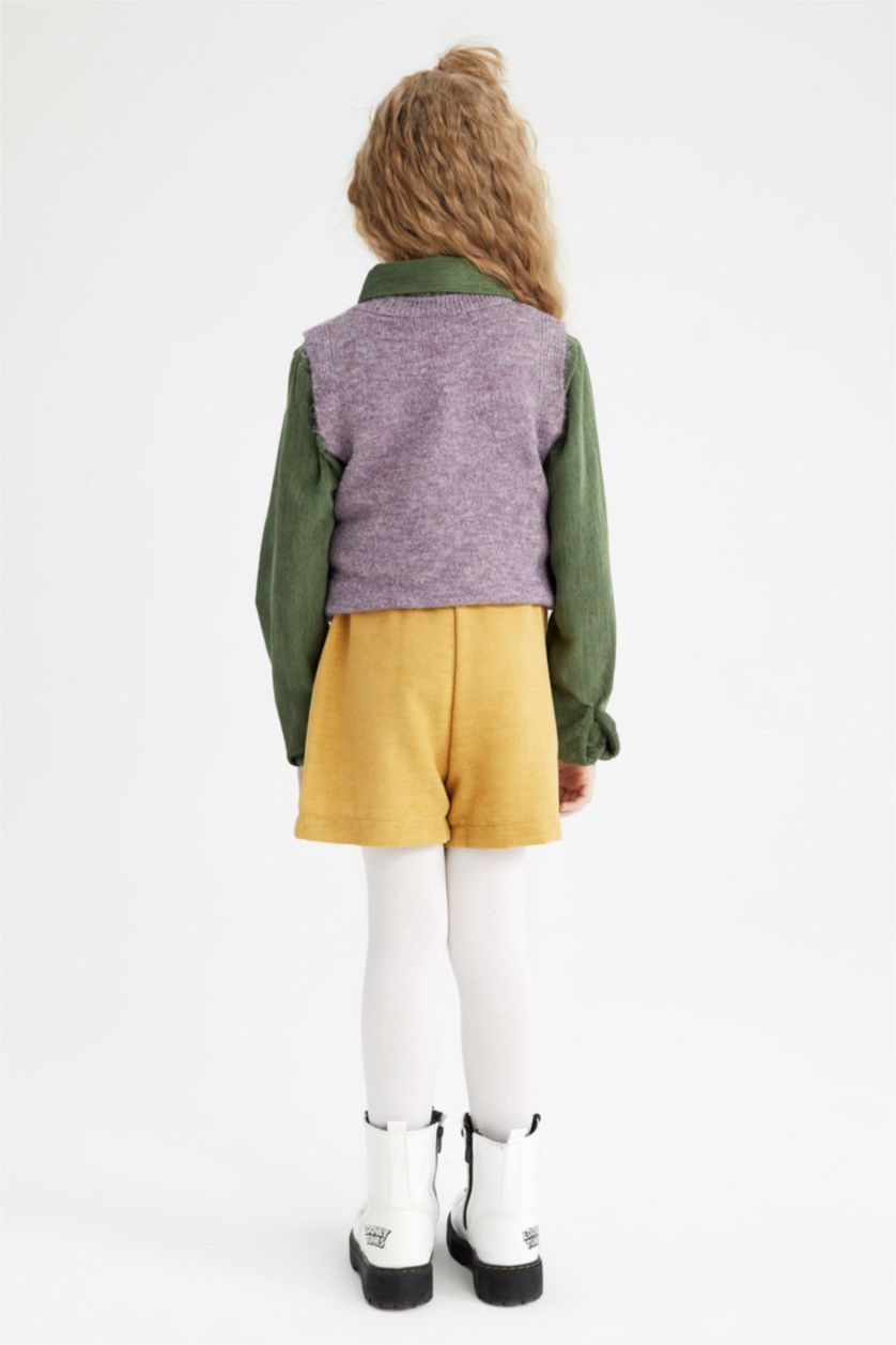 Дівчачий Жовтий Шорти із вельвета для дівчаток