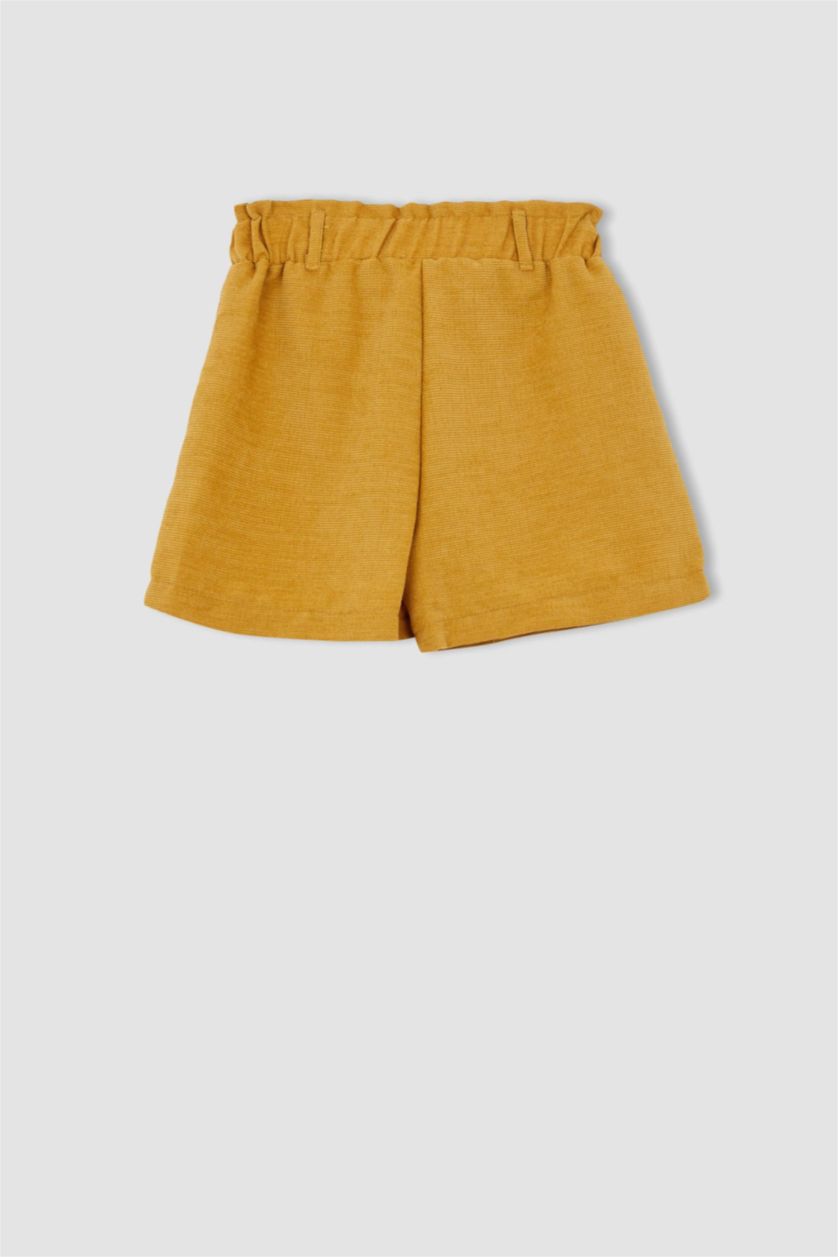 Дівчачий Жовтий Шорти із вельвета для дівчаток