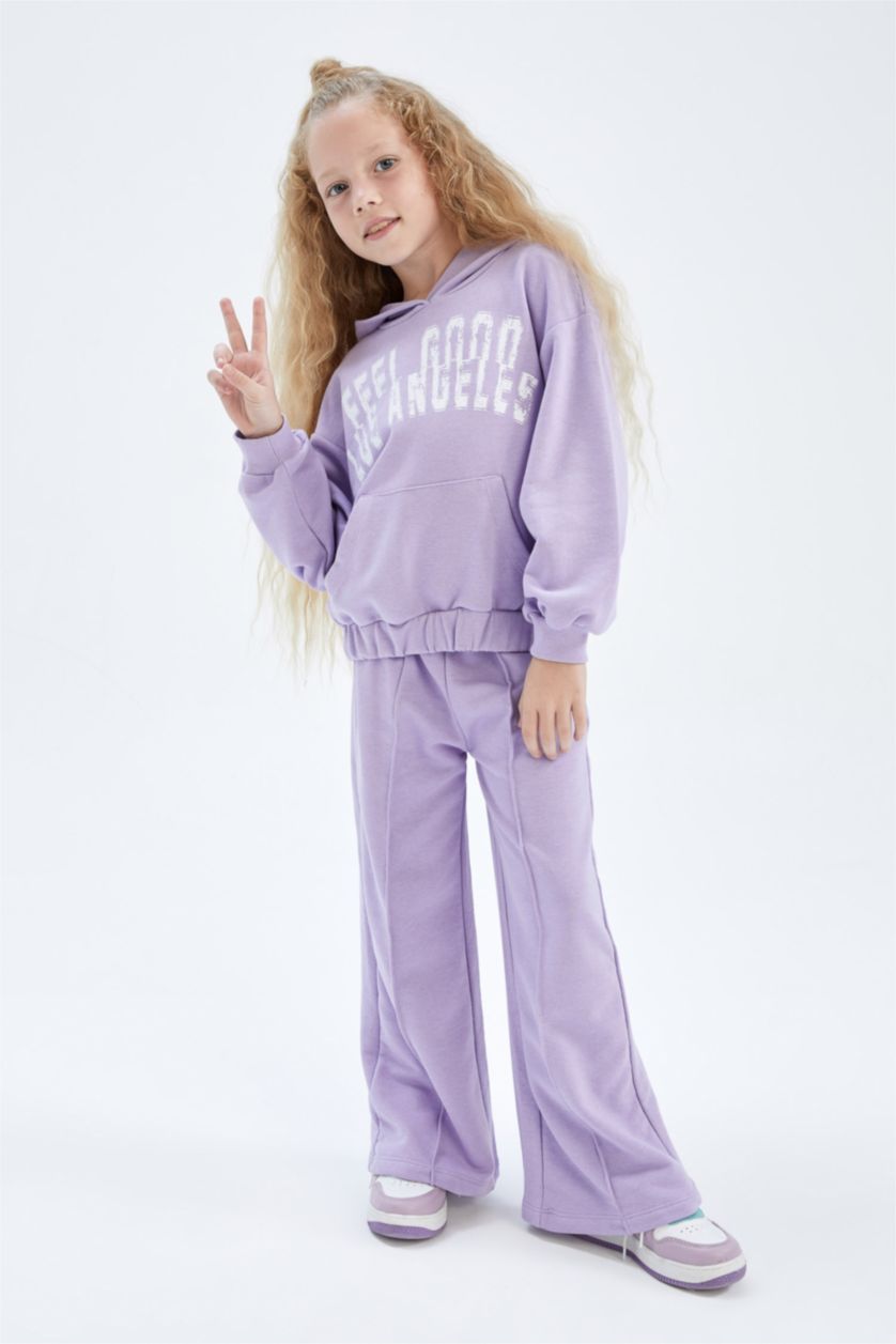 GIRLS & TEENS Lilac 2 piece Hooded Set