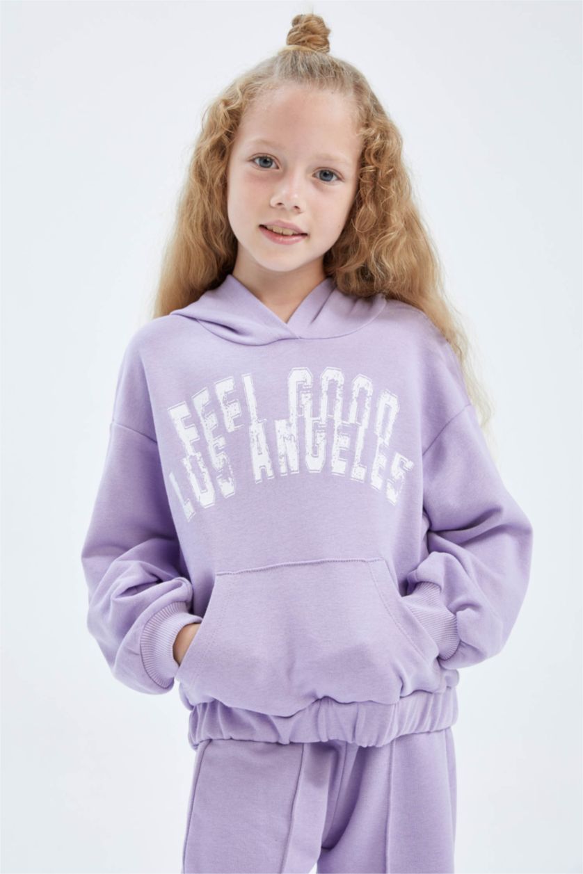 GIRLS & TEENS Lilac 2 piece Hooded Set