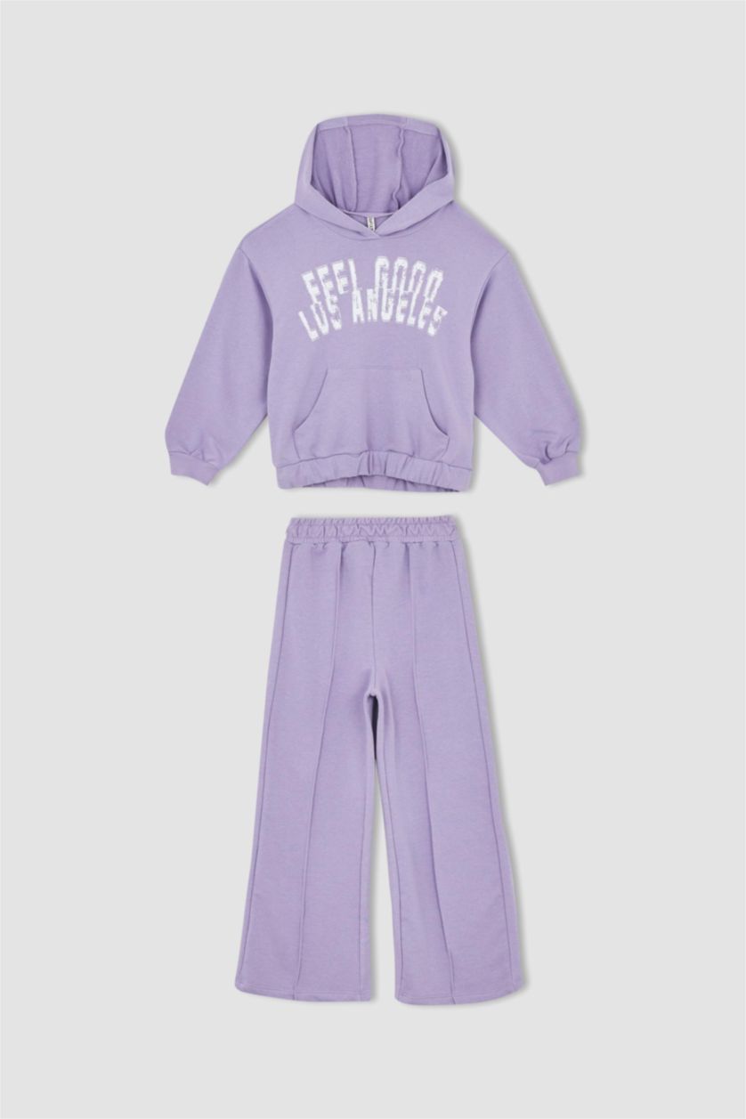 GIRLS & TEENS Lilac 2 piece Hooded Set