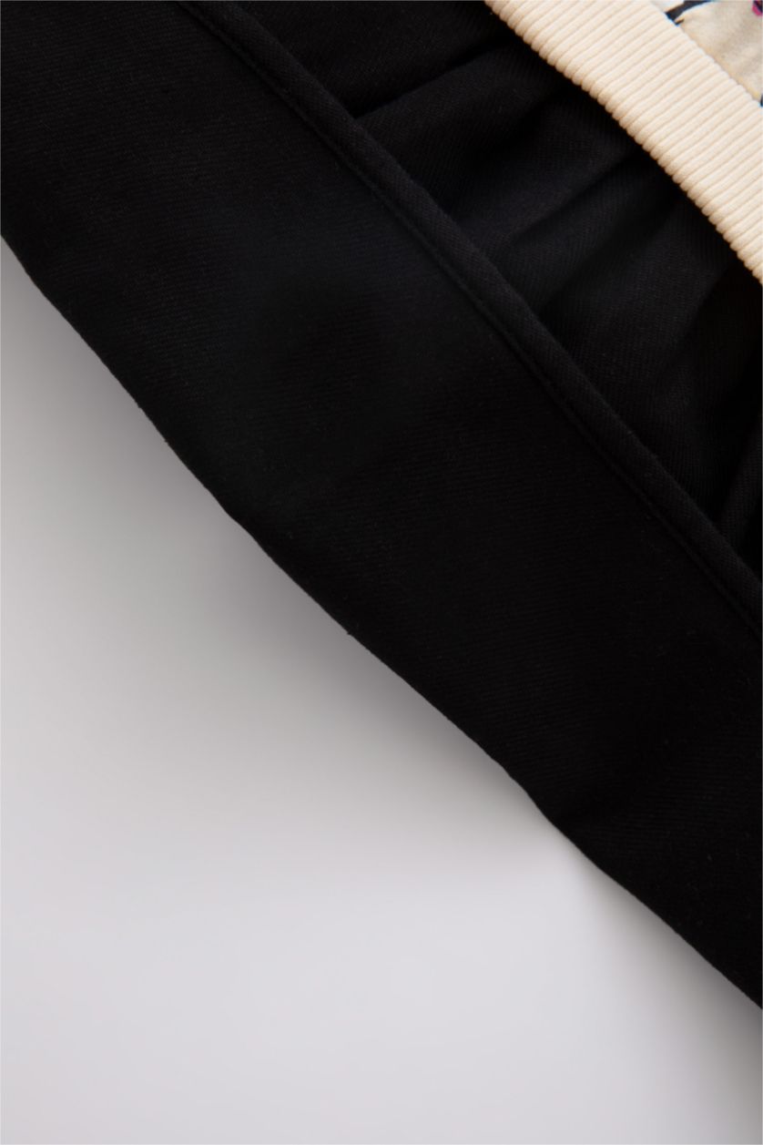 BÉBÉ FILLE Beige Robe En Tricot Tissu Sweat Fin Col Ras Du Cou Manche Longue Mickey & Minnie (Standard Characters)