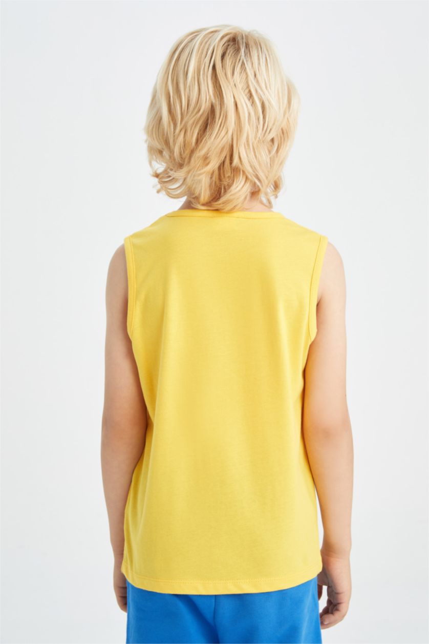 Хлопчачий Жовтий Майка з круглим вирізом для хлопчиків