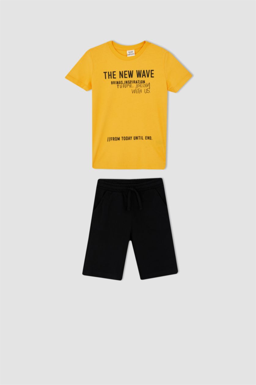 BOYS & TEENS Yellow 2 piece Regular Fit Set