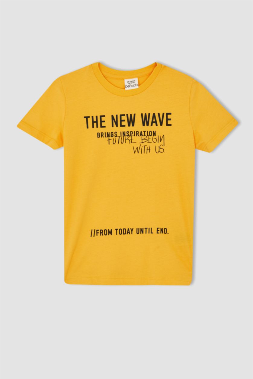 BOYS & TEENS Yellow 2 piece Regular Fit Set