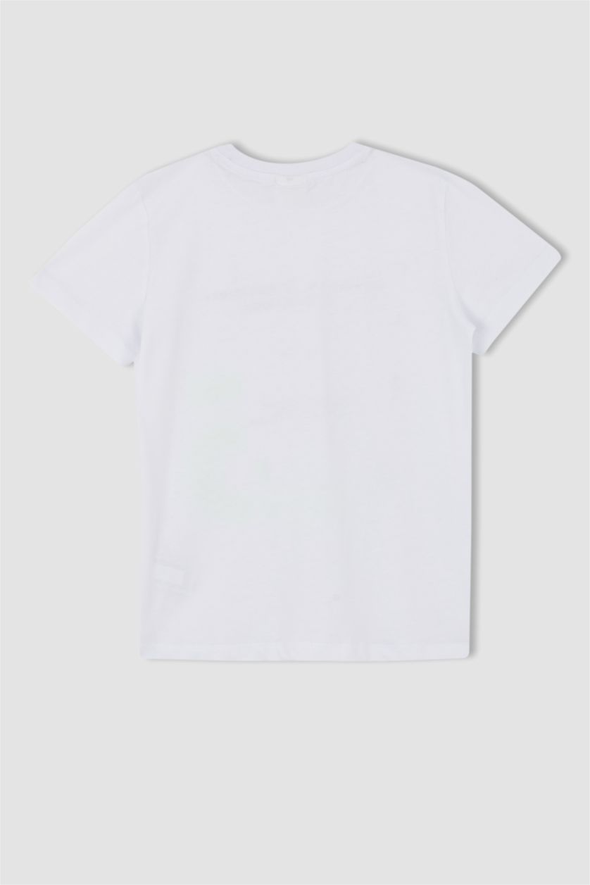 BOYS & TEENS White 2 piece Regular Fit Set