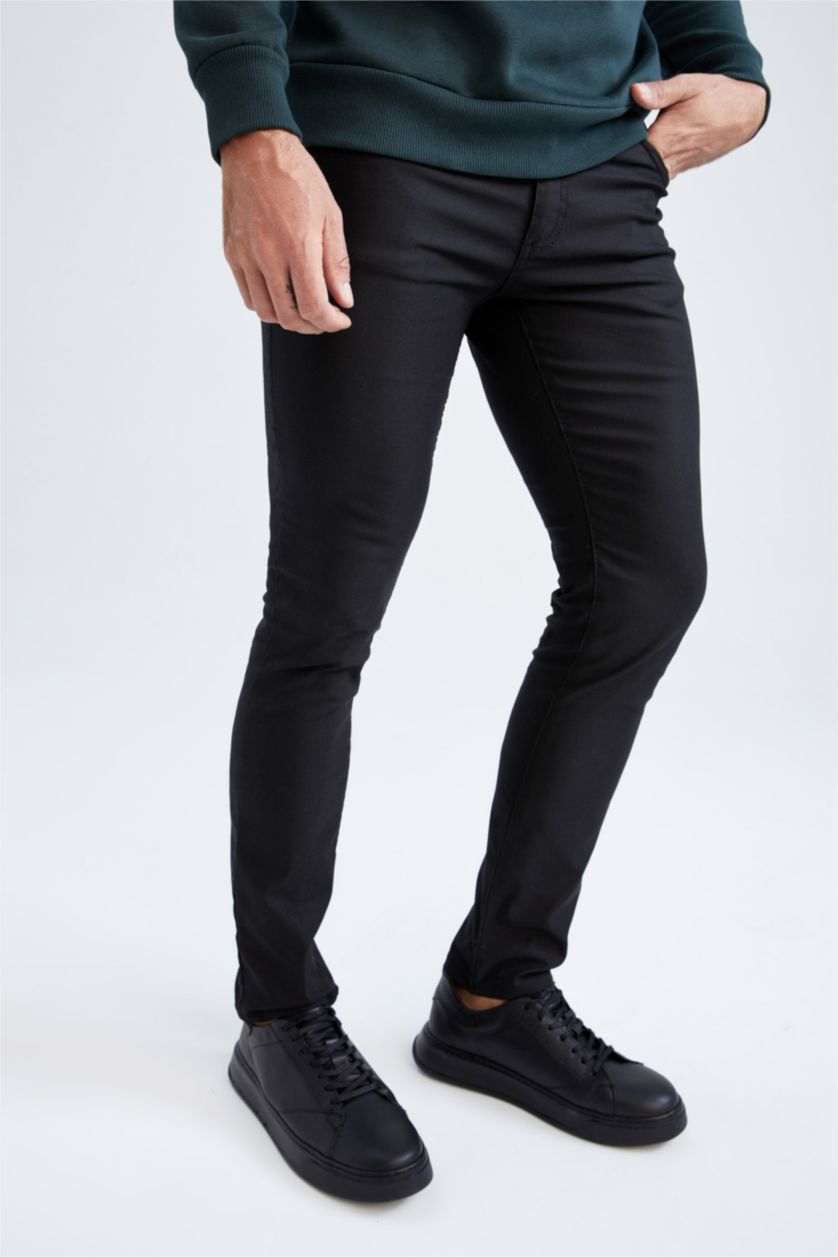 Man Black Man Faux Leather High Sole Casual Shoes