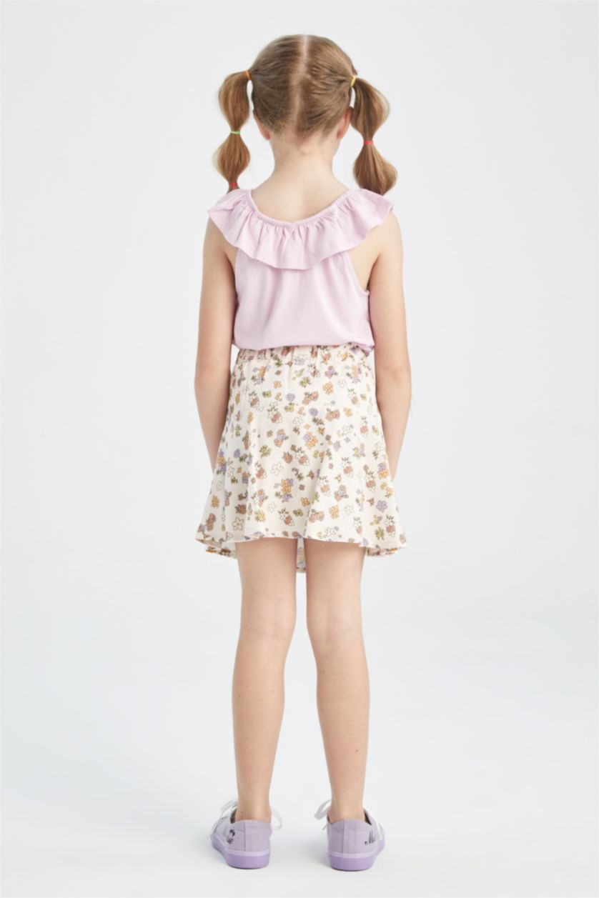 FILLES Beige Jupe Viscose