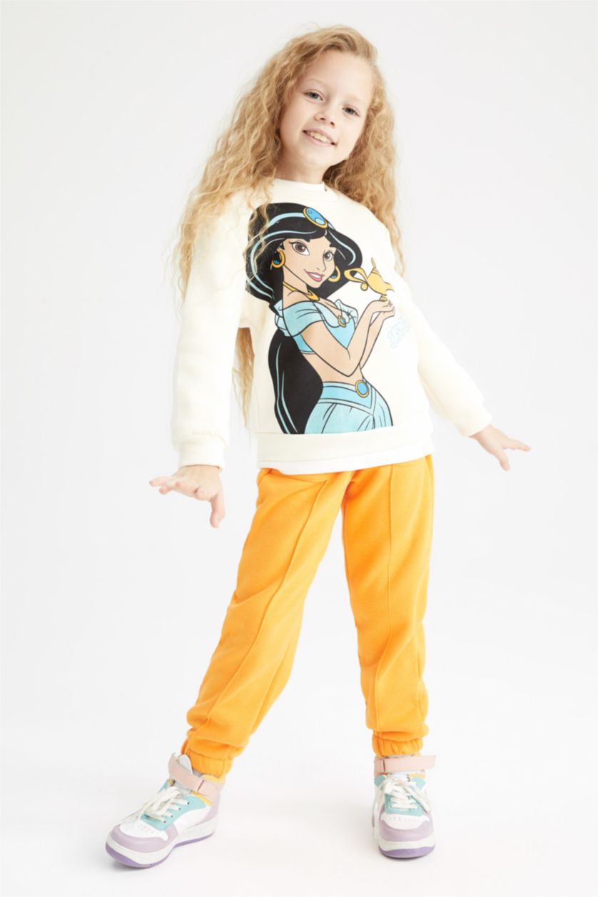 بنات بيج فاتح سويت شيرت بناتي قصة عادية من Disney Princess