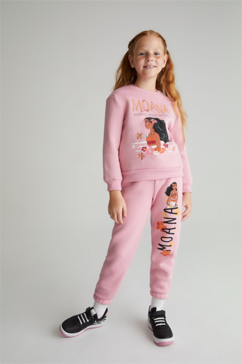 GIRLS & TEENS Lilac Girl Disney Princess Crew Neck Soft Feather Sweatshirt