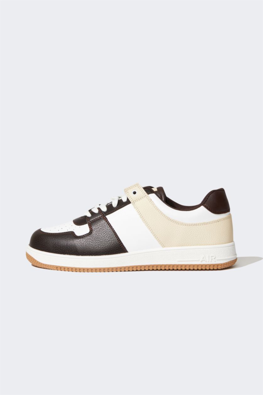 رجال بني حذاء رياضي جلد صناعي