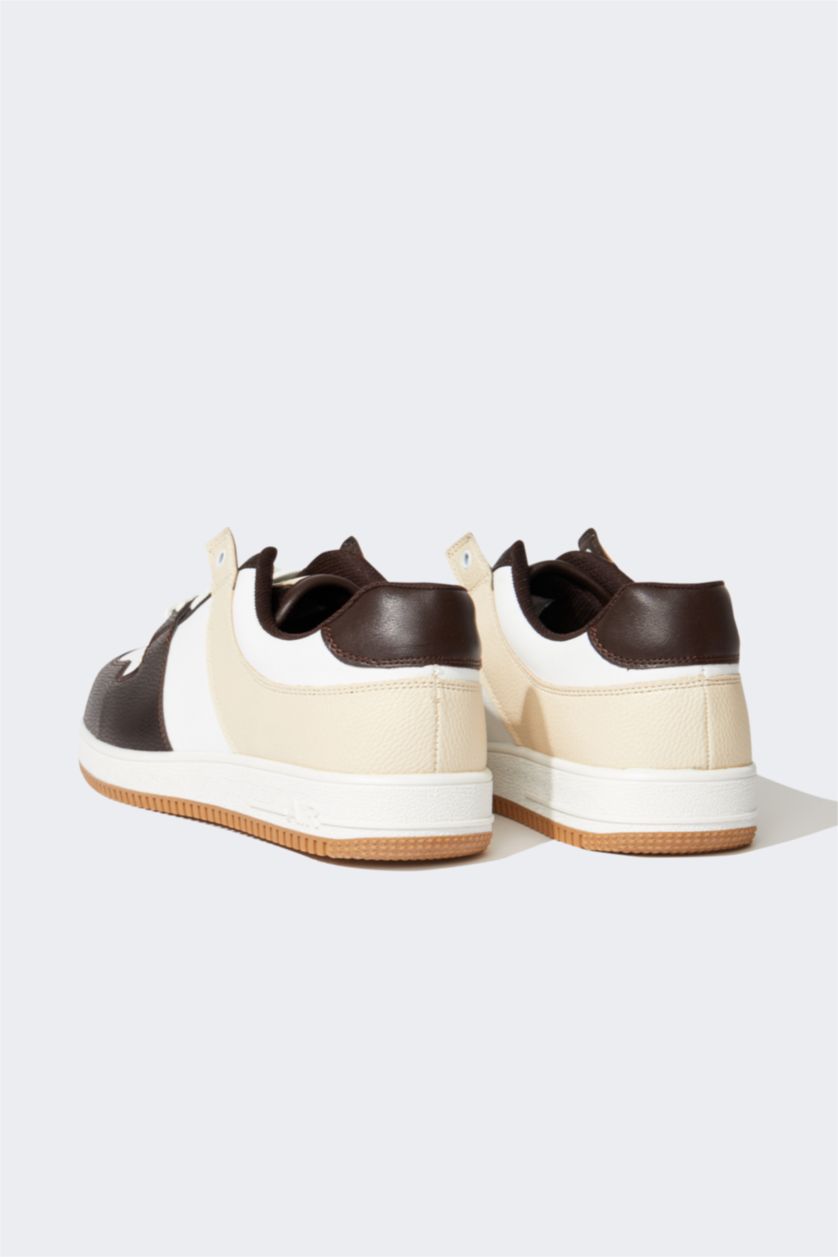 رجال بني حذاء رياضي جلد صناعي