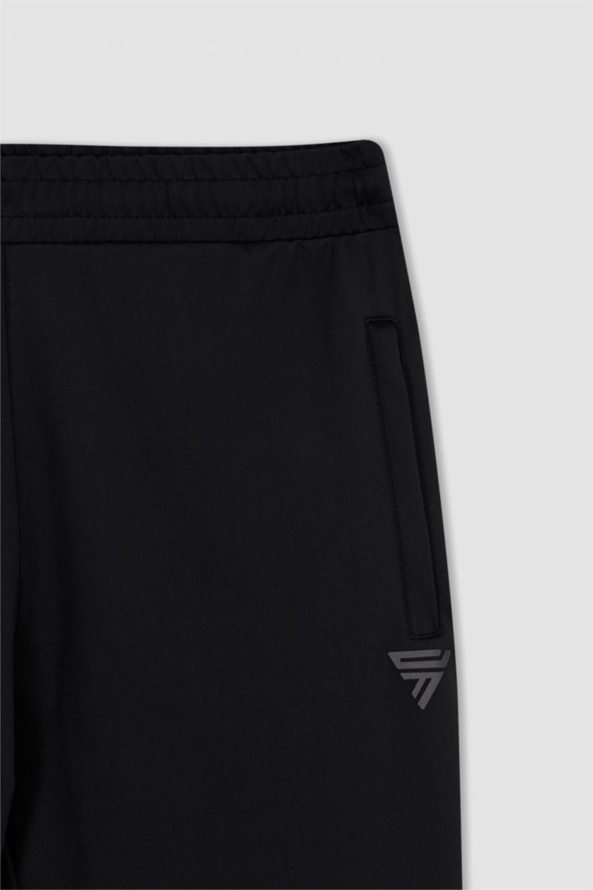 MAN Black Defacto Fit Slim Fit Sports Jogger Sweatpants