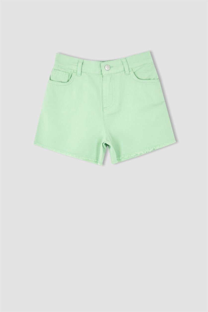 GIRLS & TEENS Green Girl Mom Fit Shorts