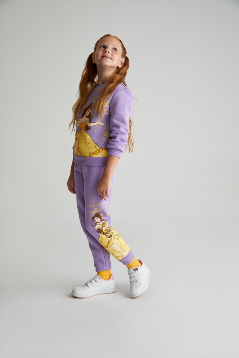 Girls & Teens Lilac Jogger Standard Fit Disney Princess Licensed Trousers