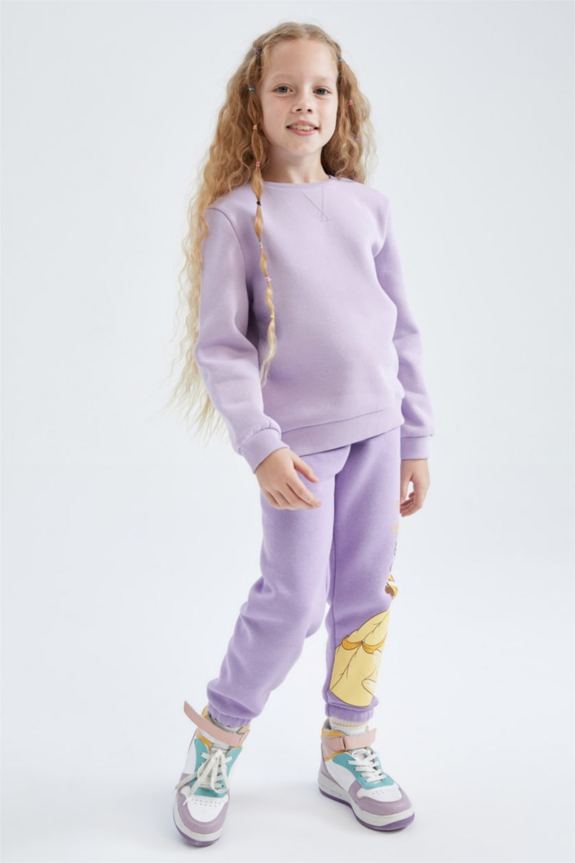 Girls & Teens Lilac Jogger Standard Fit Disney Princess Licensed Trousers