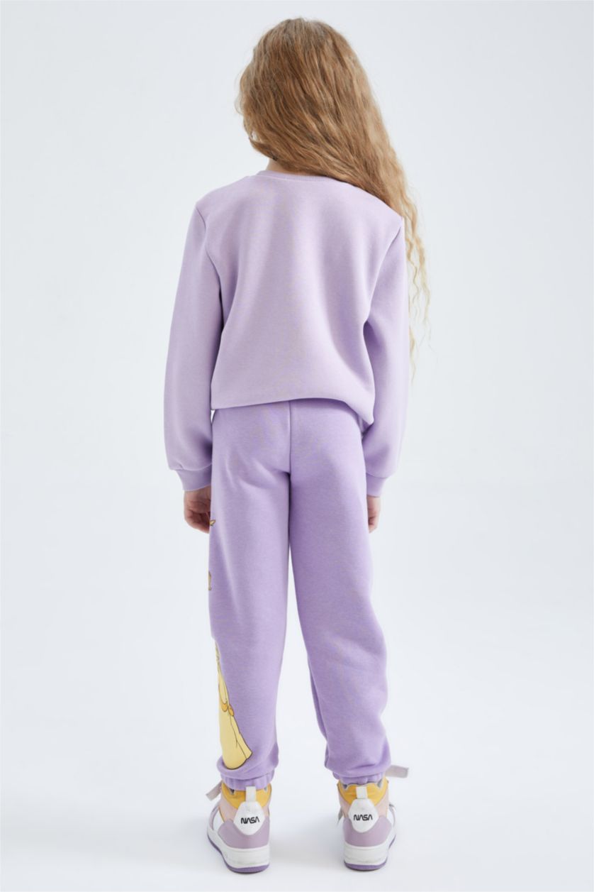 Girls & Teens Lilac Jogger Standard Fit Disney Princess Licensed Trousers