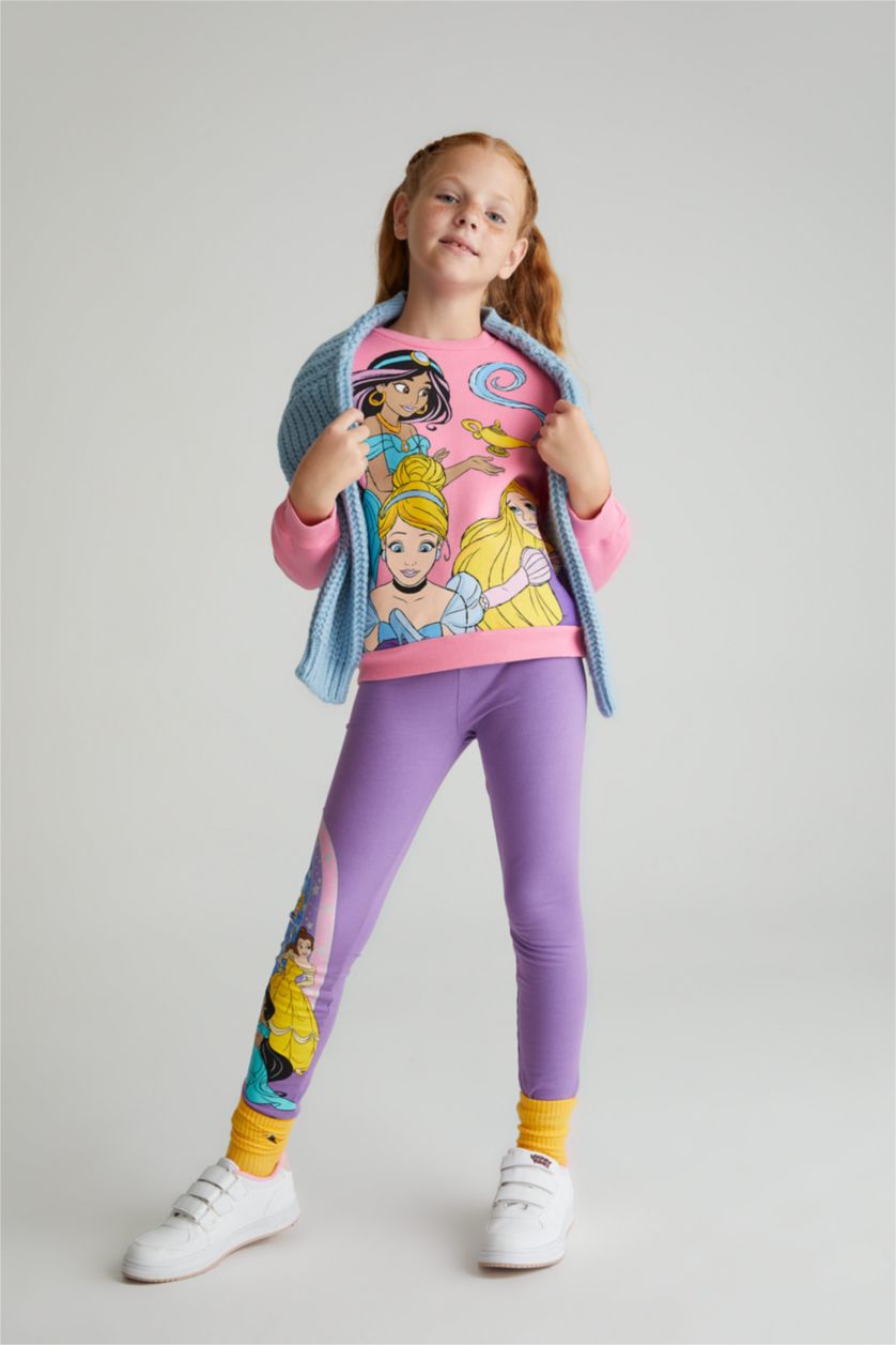 FILLES Violet Legging Disney Princess pour fille