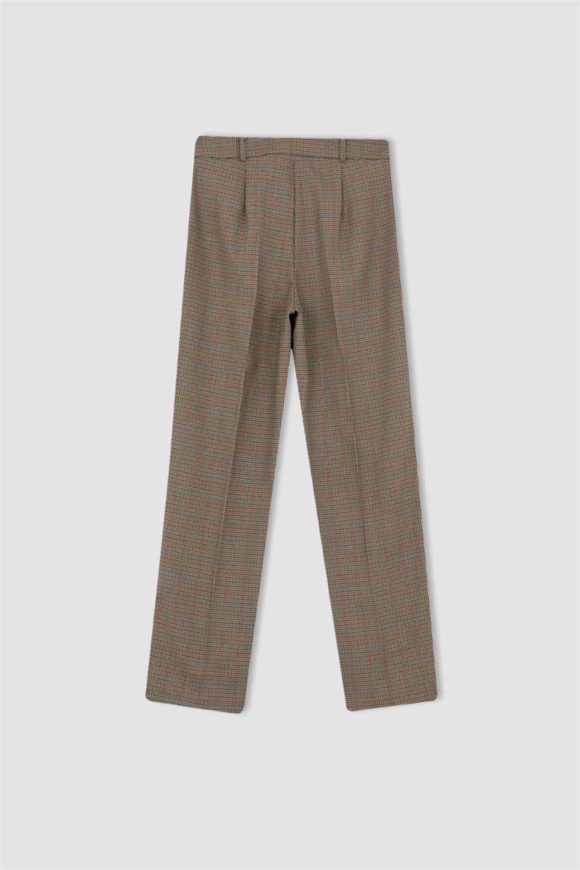 نساء بني فاتح Straight Fit Trousers
