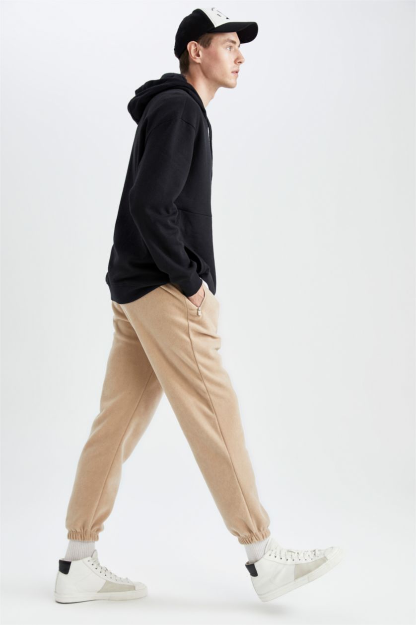 Erkek Kum Regular Fıt Pantolon