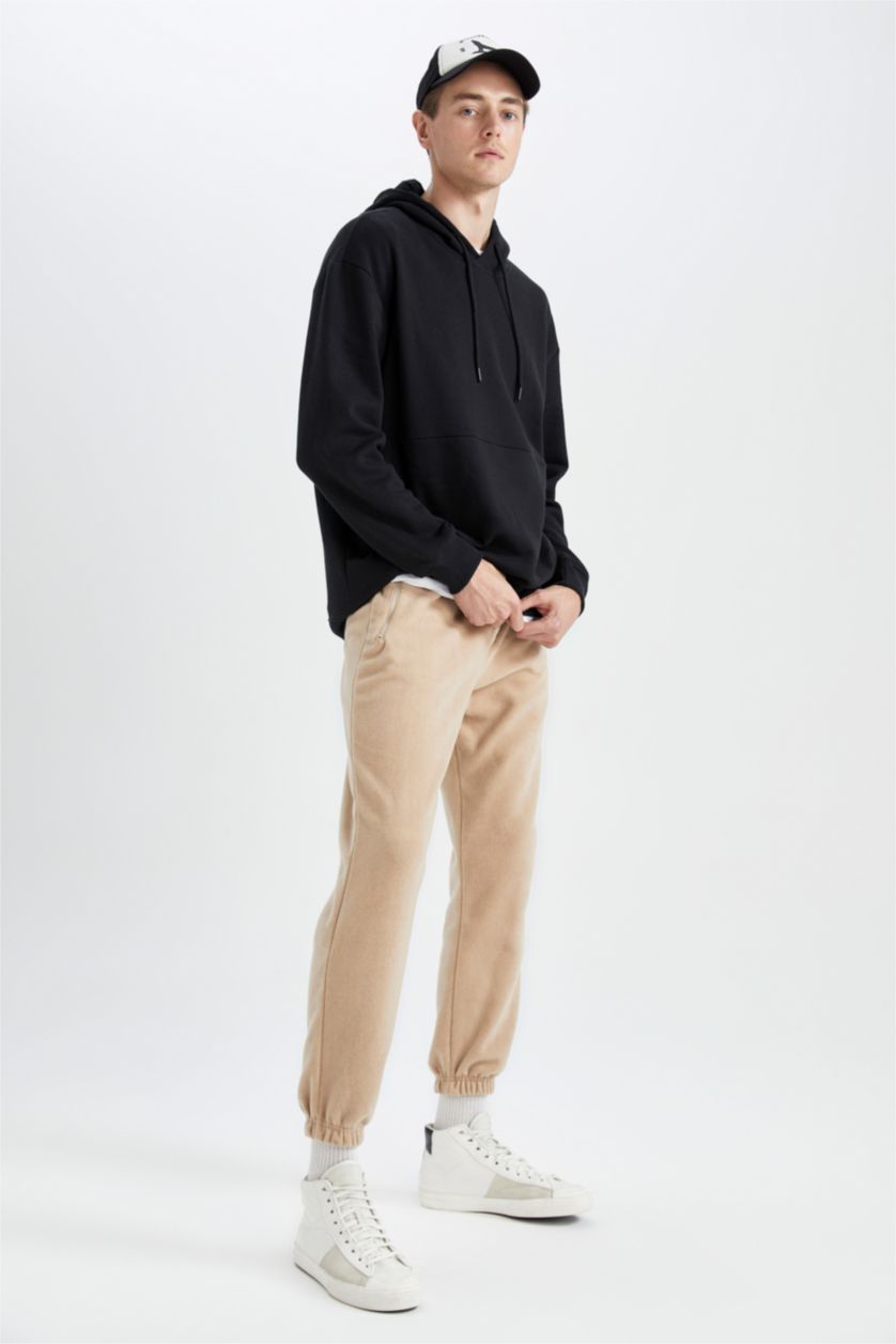 Erkek Kum Regular Fıt Pantolon