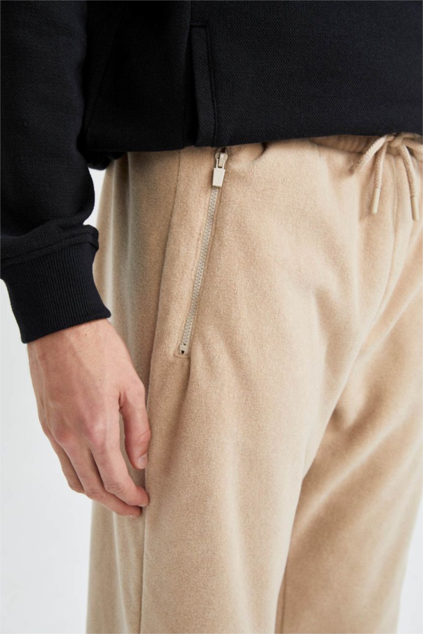 Erkek Kum Regular Fıt Pantolon