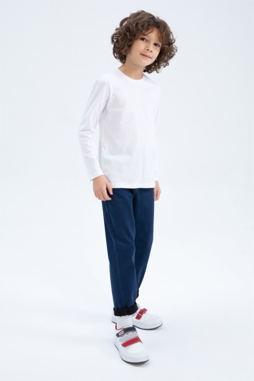 Мальчики и подростки Белый Кофта с круглым вырезом для мальчиков, 2 шт