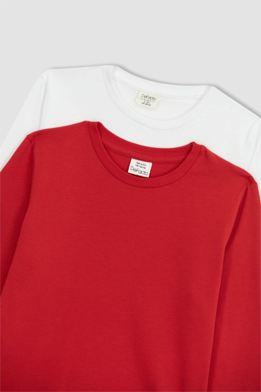 Мальчики и подростки Белый Кофта с круглым вырезом для мальчиков, 2 шт