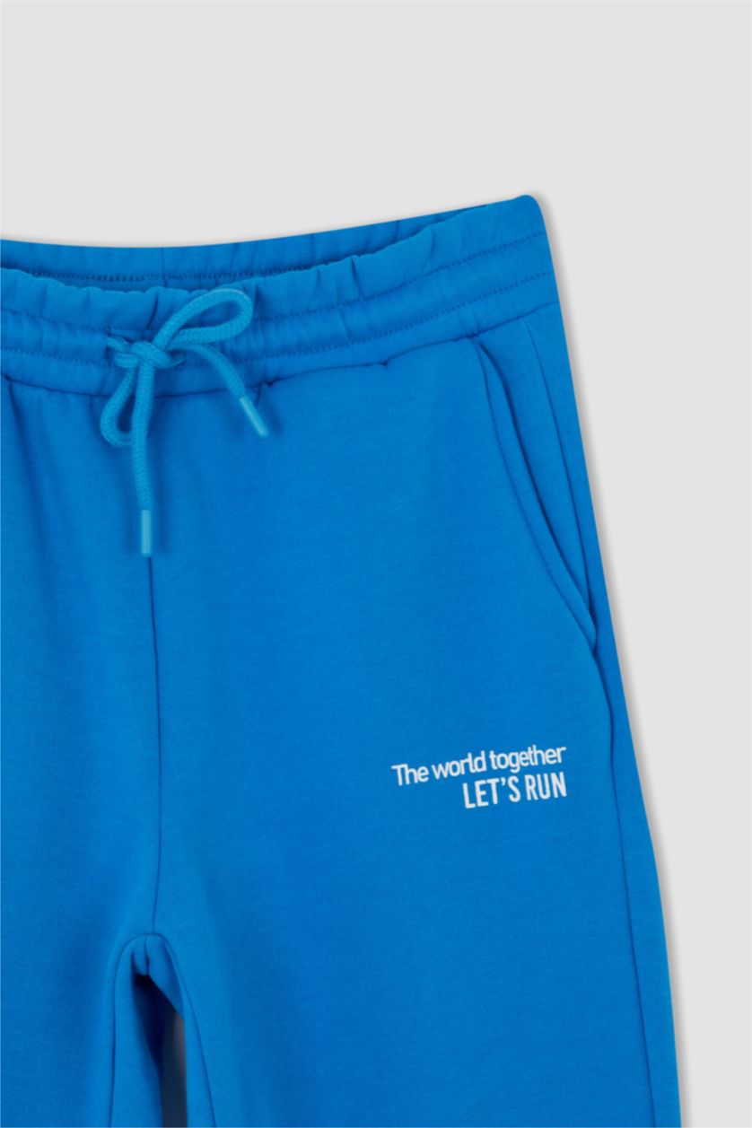 Woman Royal Oversize Fit Thick Sweatshirt Fabric Trousers