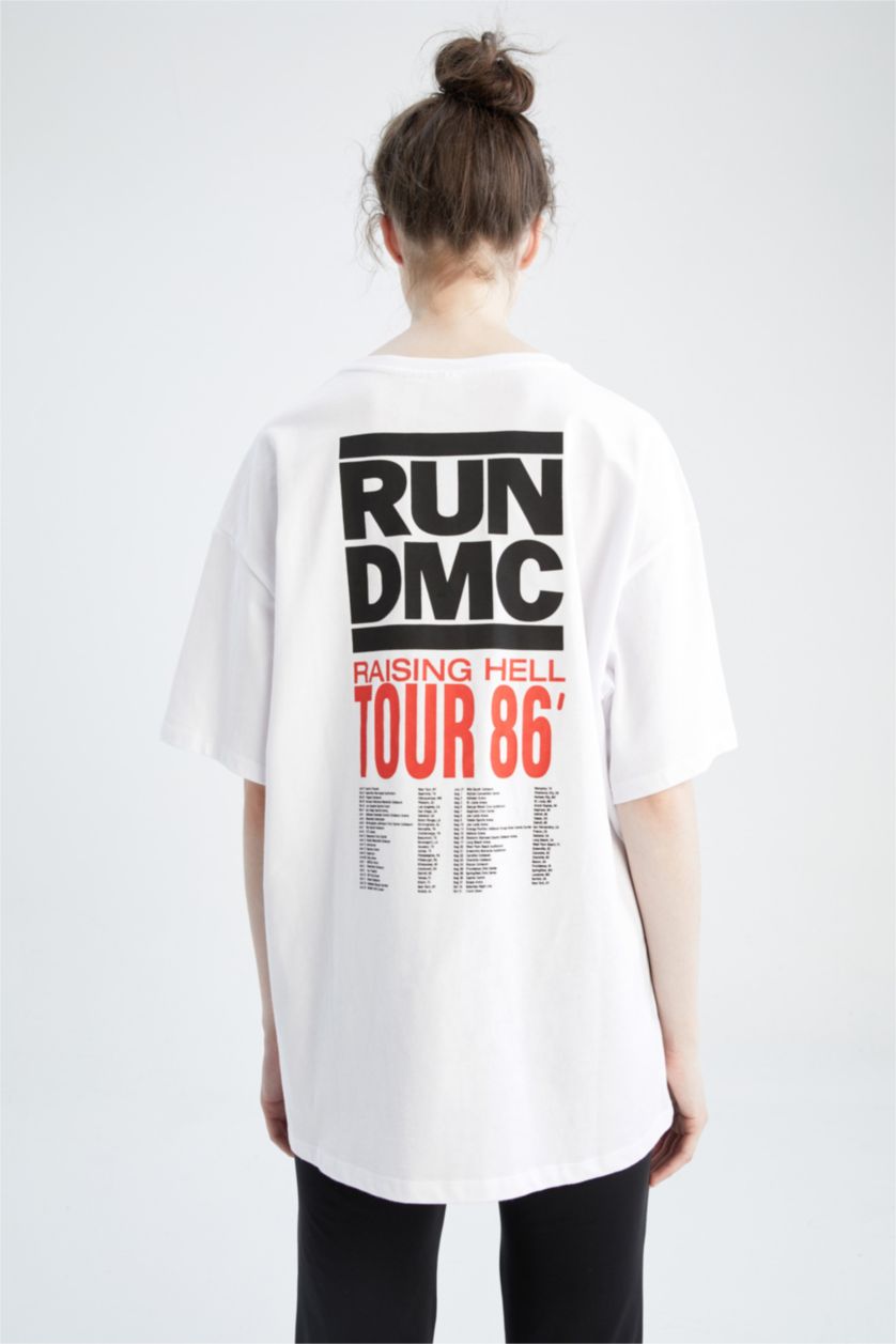 WOMAN White Oversize Fit Short Sleeve T-Shirt