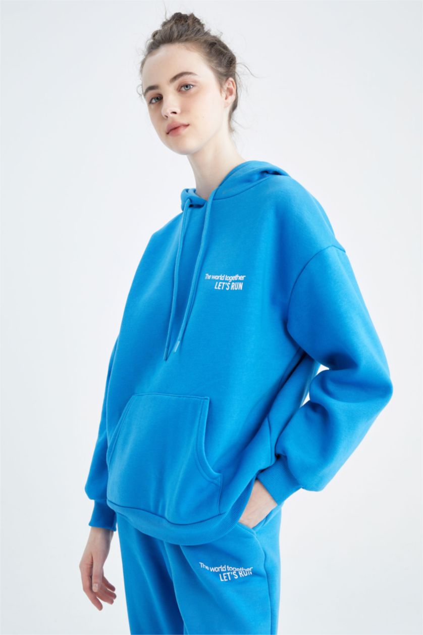 WOMAN Royal Defacto Fit Hoodie Sweatshirt