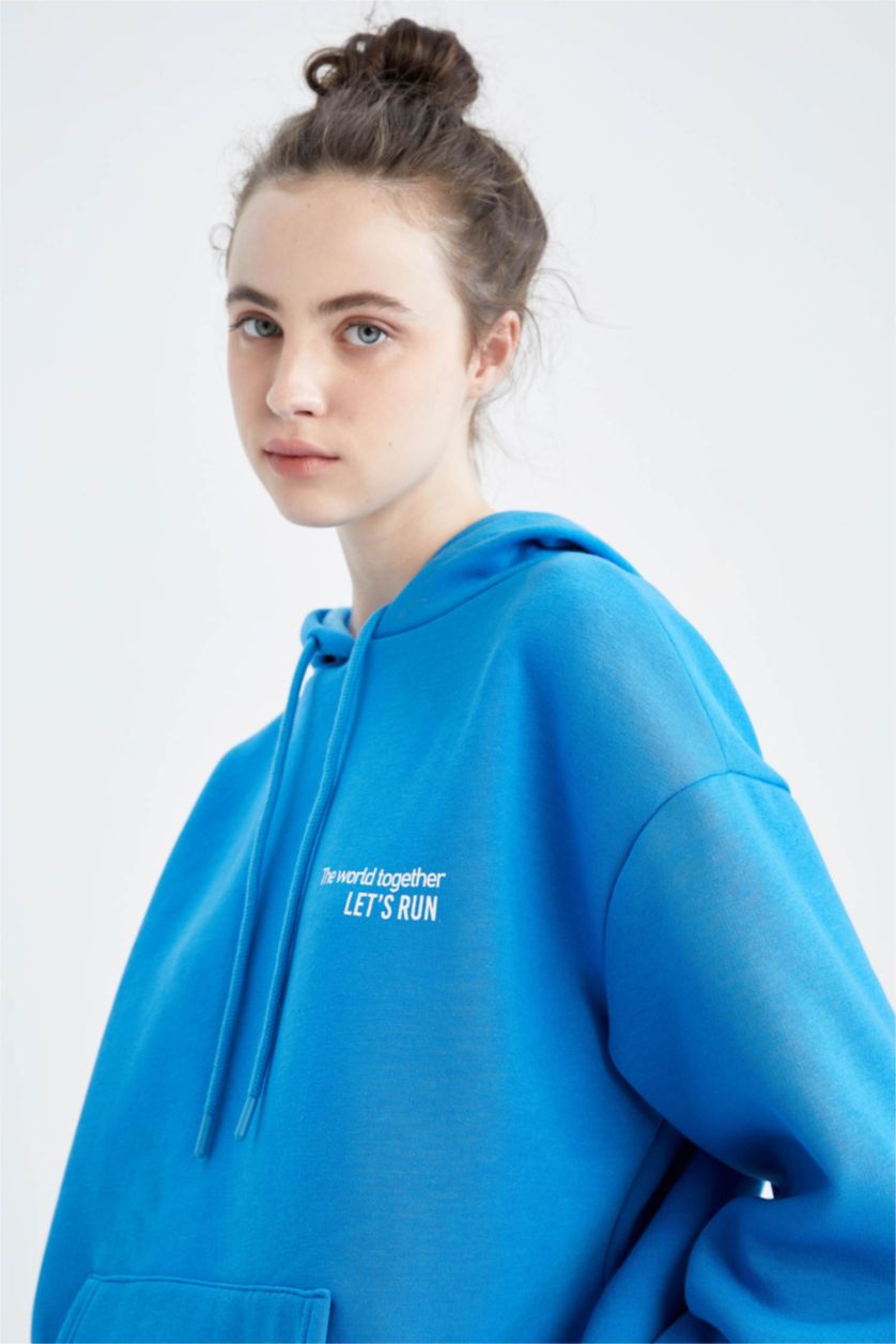 WOMAN Royal Defacto Fit Hoodie Sweatshirt