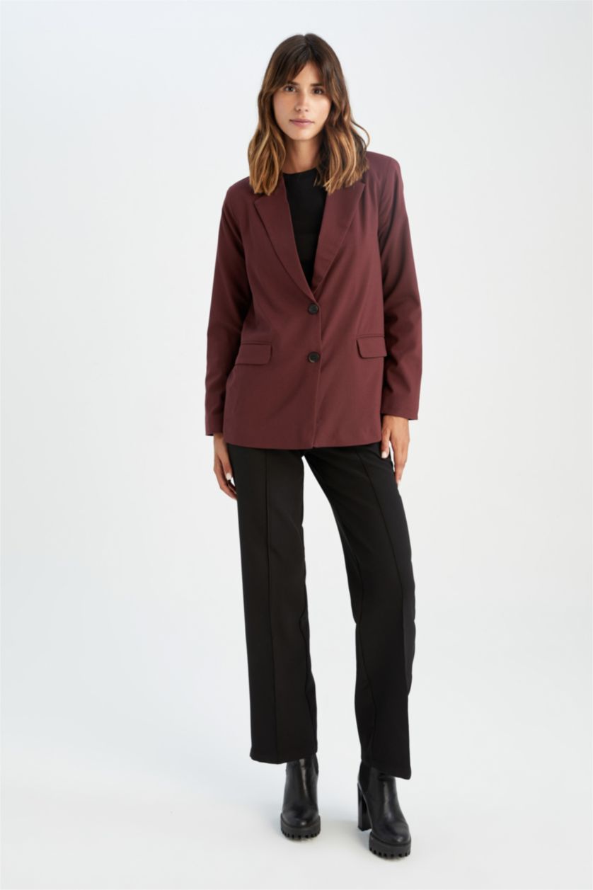 WOMAN Bordeaux Relax Fit Basic Blazer