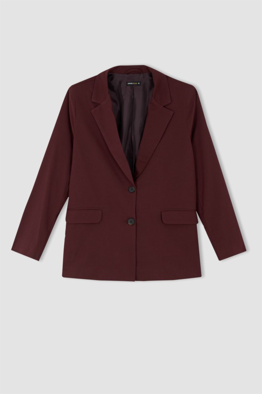 WOMAN Bordeaux Relax Fit Basic Blazer