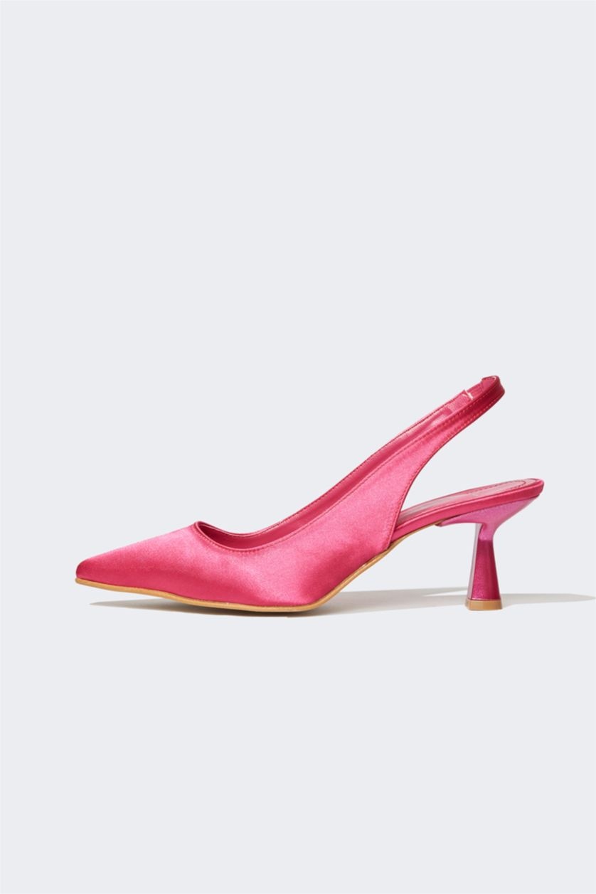 نساء فوشي حذاء كعب عالي بكعب عالي