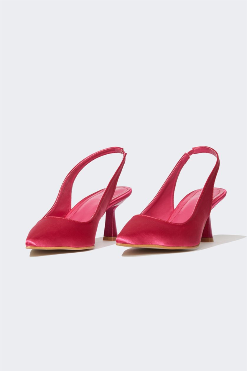 نساء فوشي حذاء كعب عالي بكعب عالي