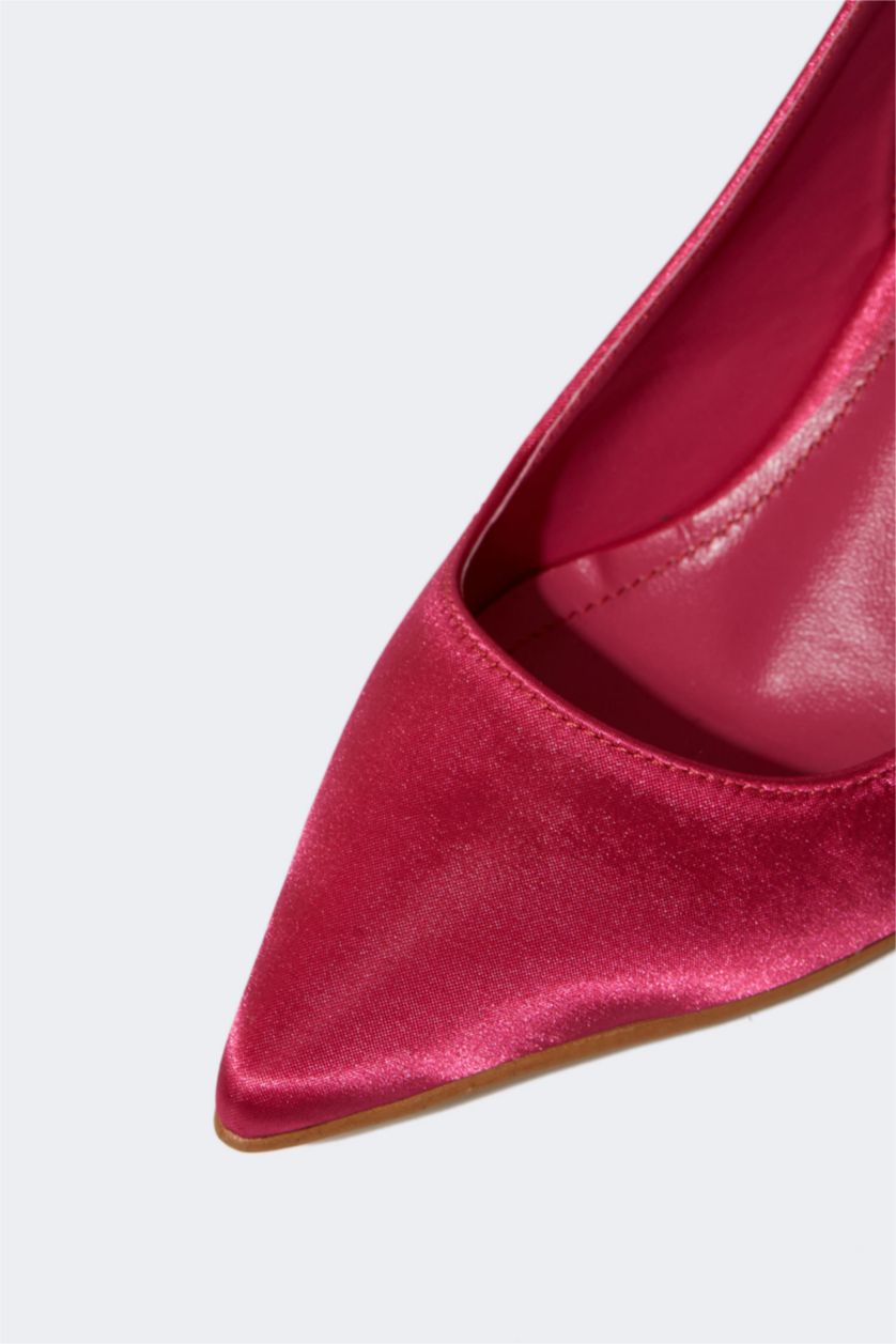 نساء فوشي حذاء كعب عالي بكعب عالي