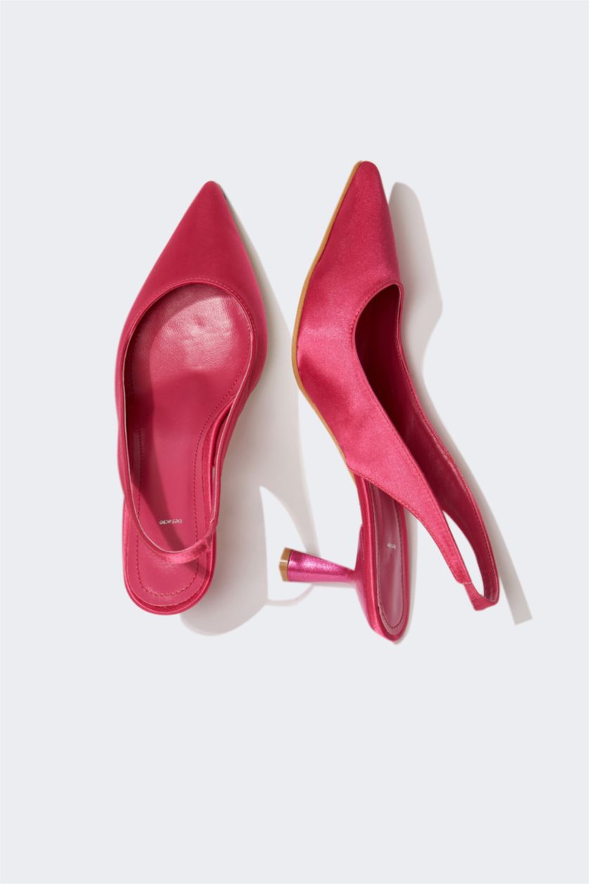 نساء فوشي حذاء كعب عالي بكعب عالي