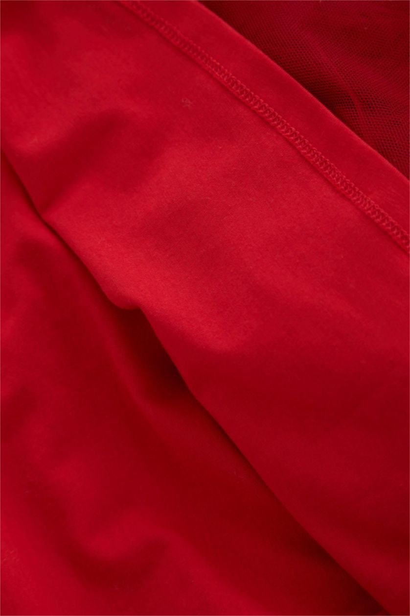 Kız Bebek Kırmızı Kız Bebek Yılbaşı Temalı 2'li Takım