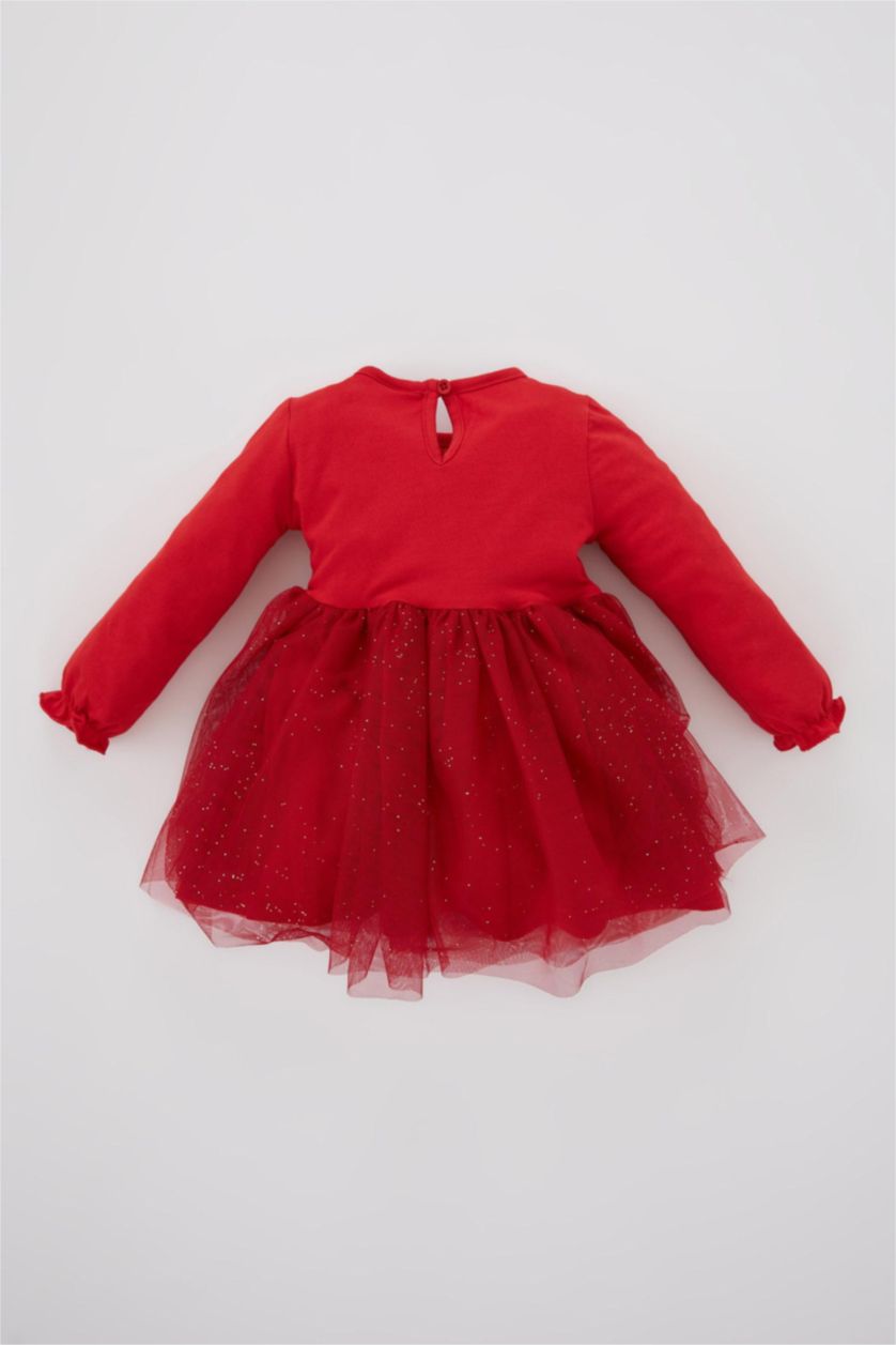 Kız Bebek Kırmızı Kız Bebek Yılbaşı Temalı 2'li Takım