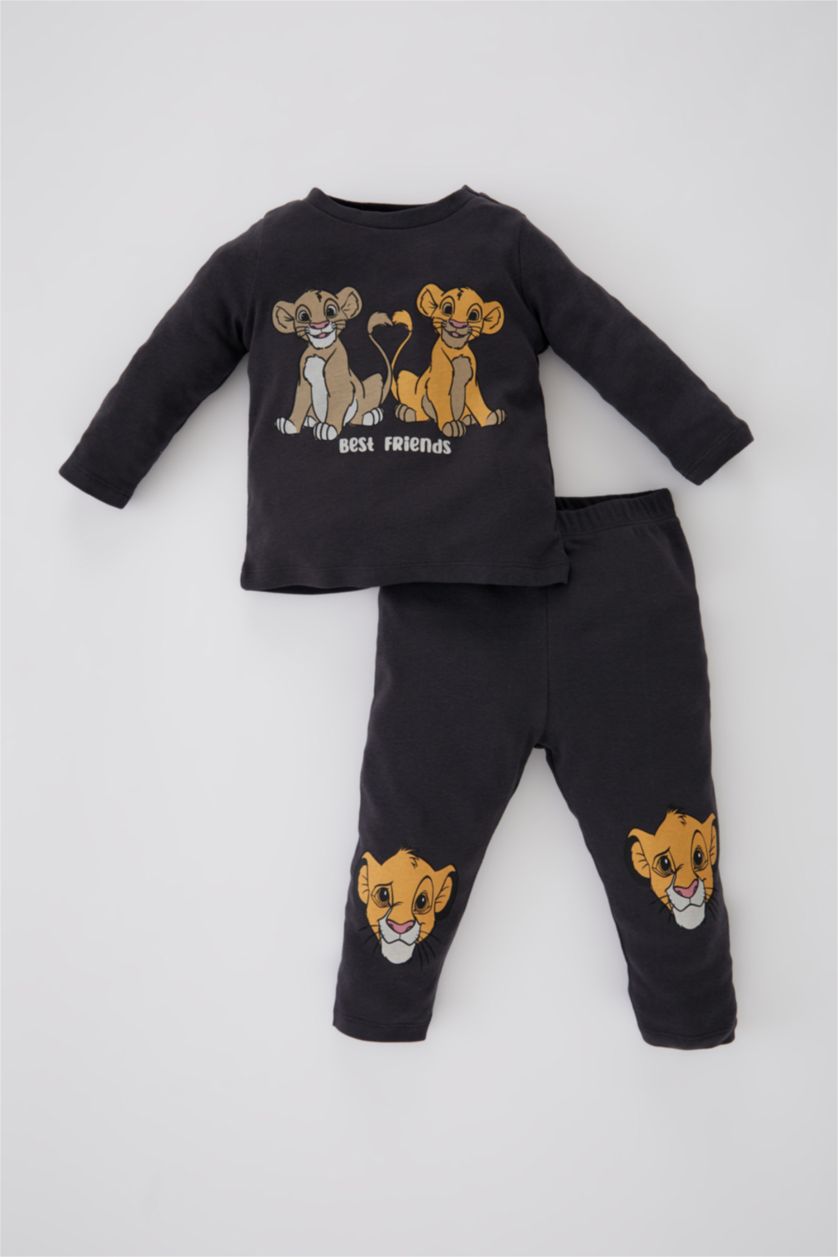 BABY BOY Black Baby Boy Disney Lion King Rib Pajamas Set